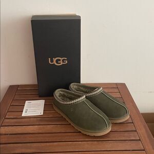 UGG Tasman Baxter Slippers Burnt Olive Men Size 9 Women Size 10